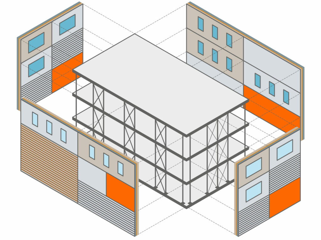 Fob Structure Types FAÇADE À OSSATURE BOIS (FOB) - IDSB